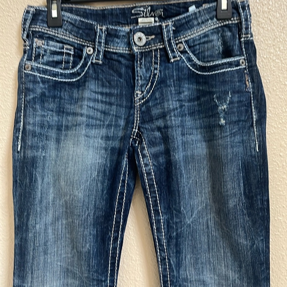 Silver women jeans Sz 26/32 Berkeley straight good condition-design in Canada